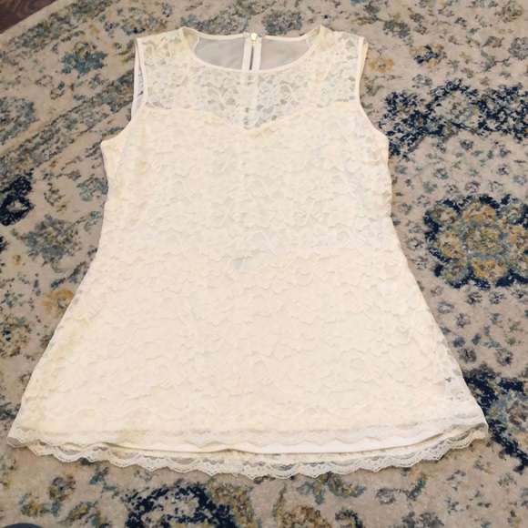 Express Tops - Express Lace Tank Top